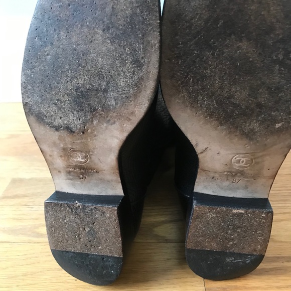 Chanel Leather Riding Boots - Picture 4 of 5